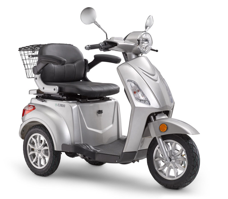 Dreirad Luxxon E3800 silber
